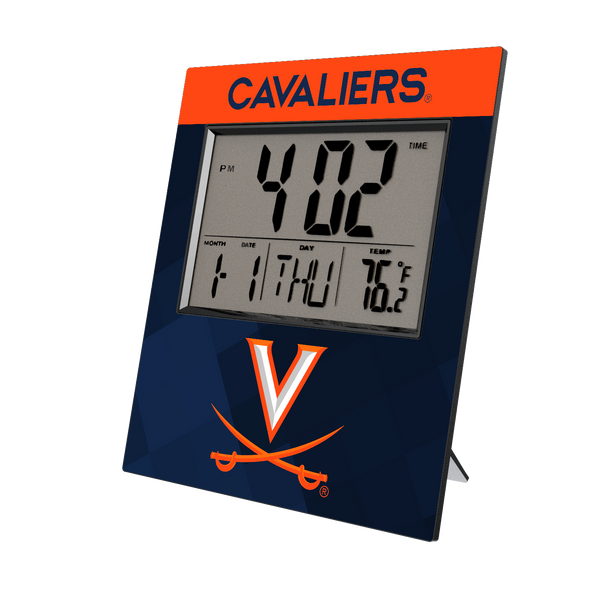 Virginia Cavaliers Color Block Wall Clock