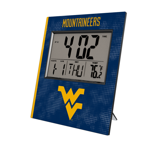 West Virginia Mountaineers Hatch Wall Clock