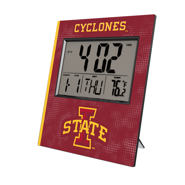 Iowa State Cyclones Hatch Wall Clock