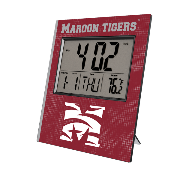 Morehouse Maroon Tigers Hatch Wall Clock