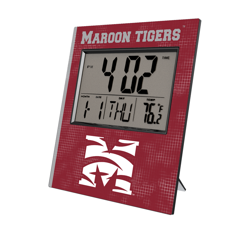 Morehouse Maroon Tigers Hatch Wall Clock