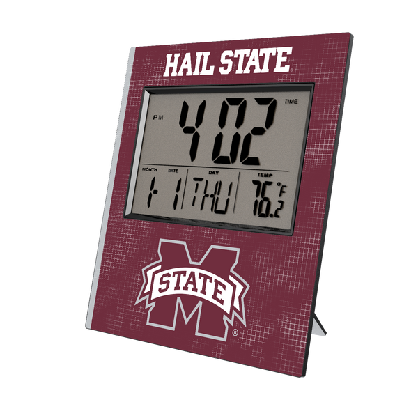 Mississippi State Bulldogs Hatch Wall Clock