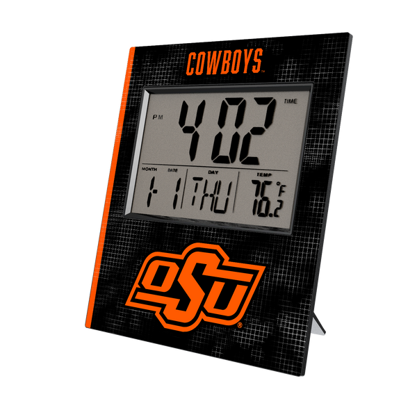 Oklahoma State Cowboys Hatch Wall Clock