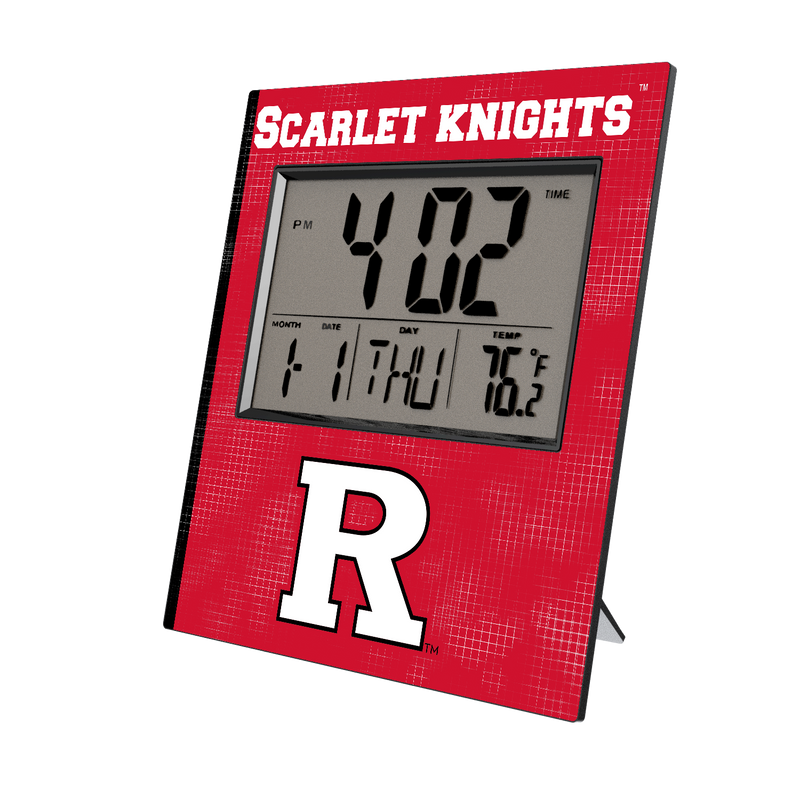 Rutgers Scarlet Knights Hatch Wall Clock