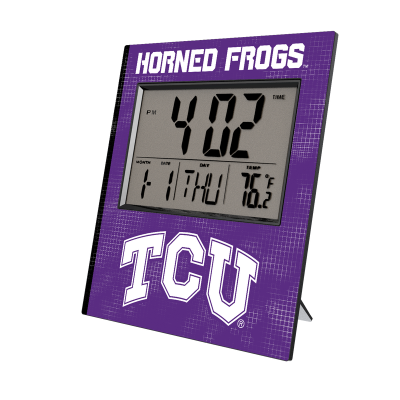 Texas Christian Horned Frogs Hatch Wall Clock