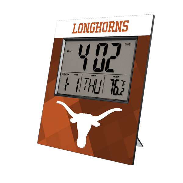 Texas Longhorns Color Block Wall Clock