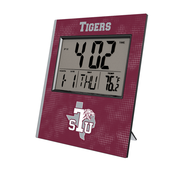 Texas Southern Tigers Hatch Wall Clock