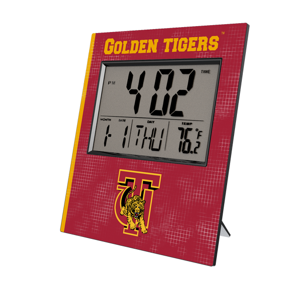 Tuskegee Golden Tigers Hatch Wall Clock
