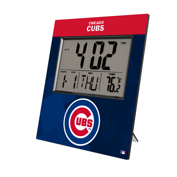 Chicago Cubs Color Block Wall Clock