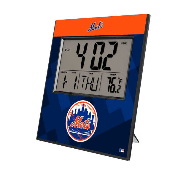 New York Mets Color Block Wall Clock
