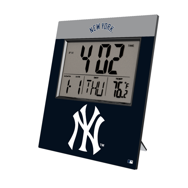 New York Yankees Color Block Wall Clock