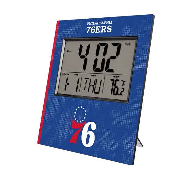 Philadelphia 76ers Hatch Wall Clock