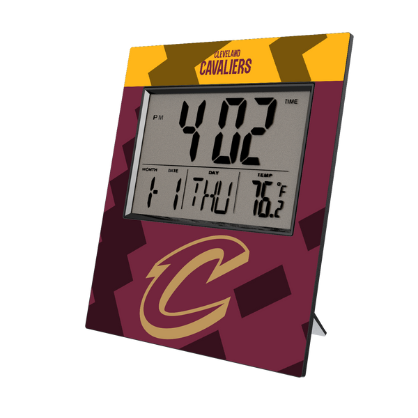 Cleveland Cavaliers Color Block Wall Clock