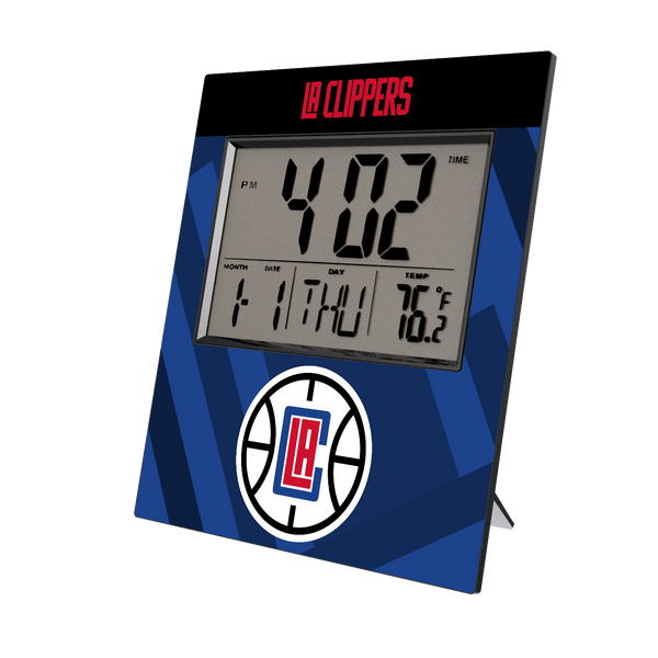 Los Angeles Clippers Color Block Wall Clock