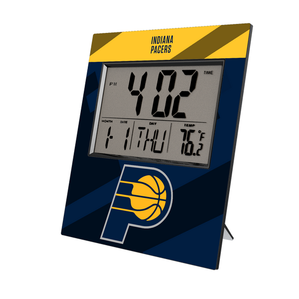 Indiana Pacers Color Block Wall Clock