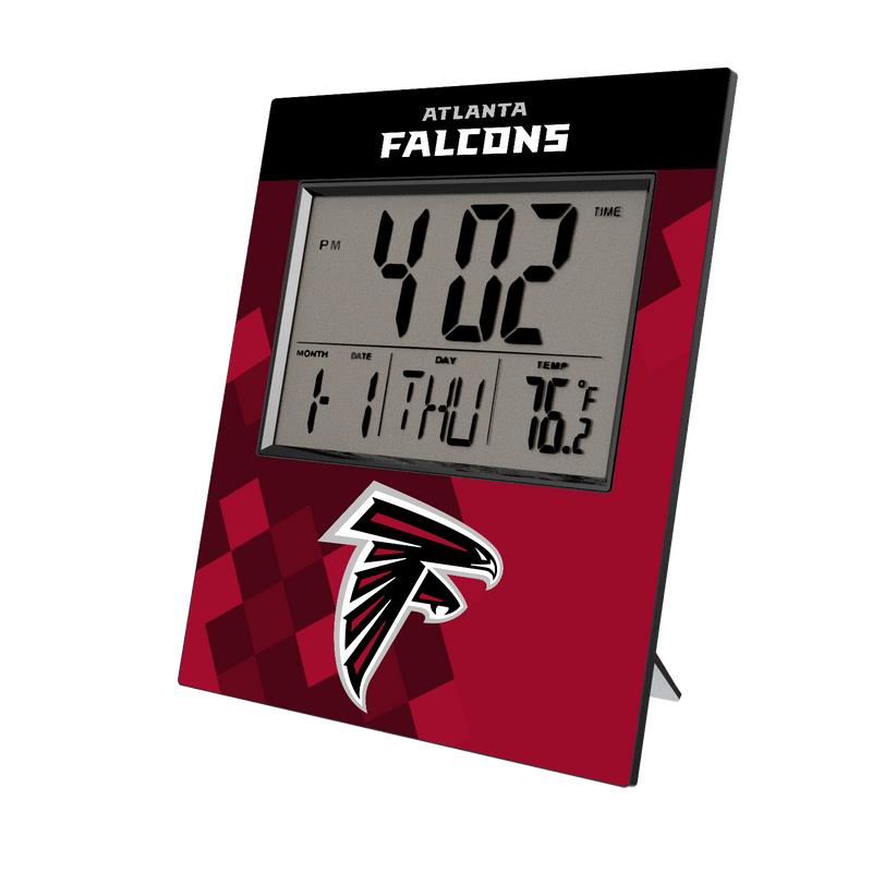 Atlanta Falcons Color Block Wall Clock