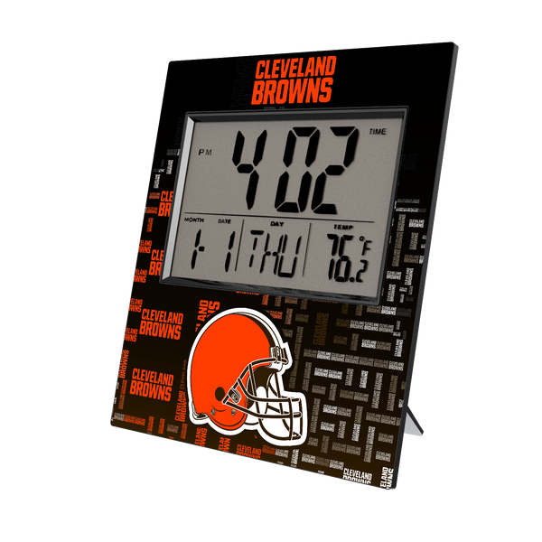 Cleveland Browns Quadtile Wall Clock