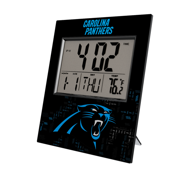 Carolina Panthers Quadtile Wall Clock