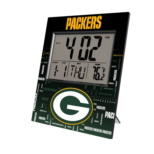 Green Bay Packers Quadtile Wall Clock