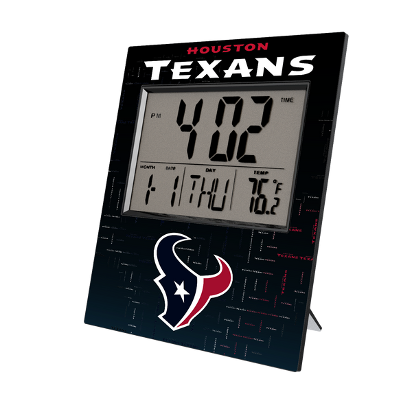 Houston Texans Quadtile Wall Clock