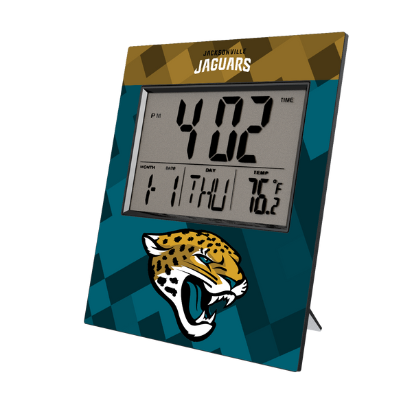 Jacksonville Jaguars Color Block Wall Clock