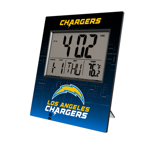 Los Angeles Chargers Quadtile Wall Clock