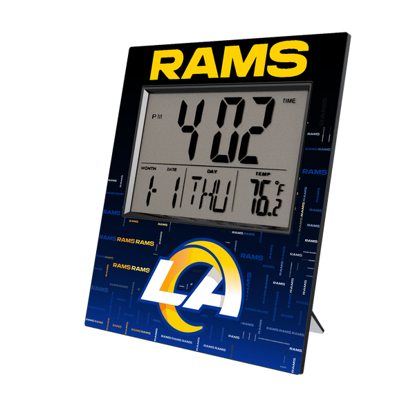 Los Angeles Rams Quadtile Wall Clock
