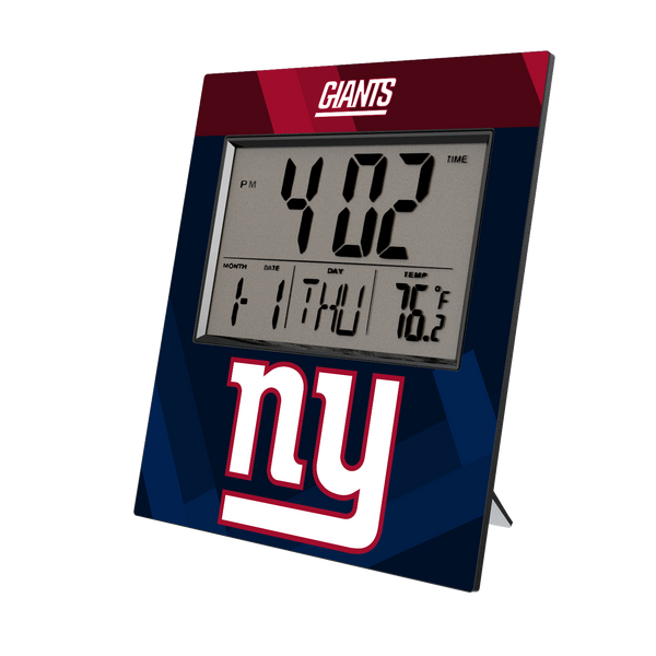 New York Giants Color Block Wall Clock