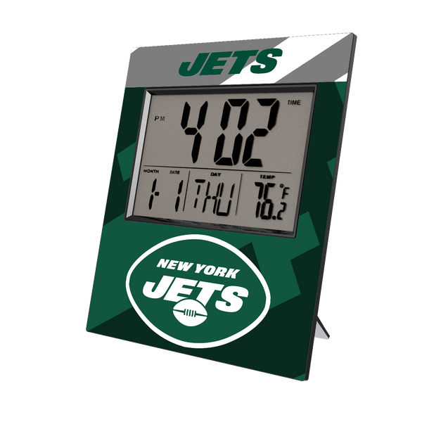 New York Jets Color Block Wall Clock