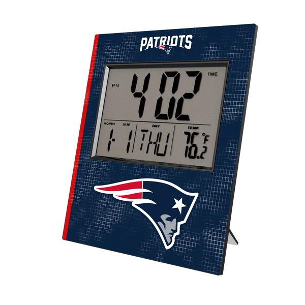 New England Patriots Hatch Wall Clock