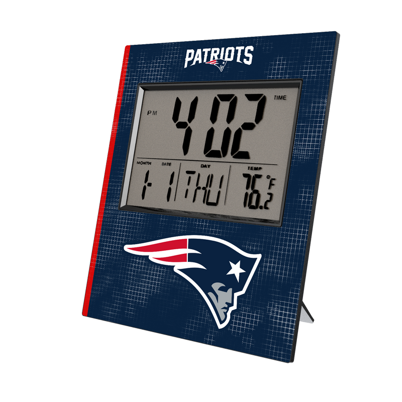 New England Patriots Hatch Wall Clock