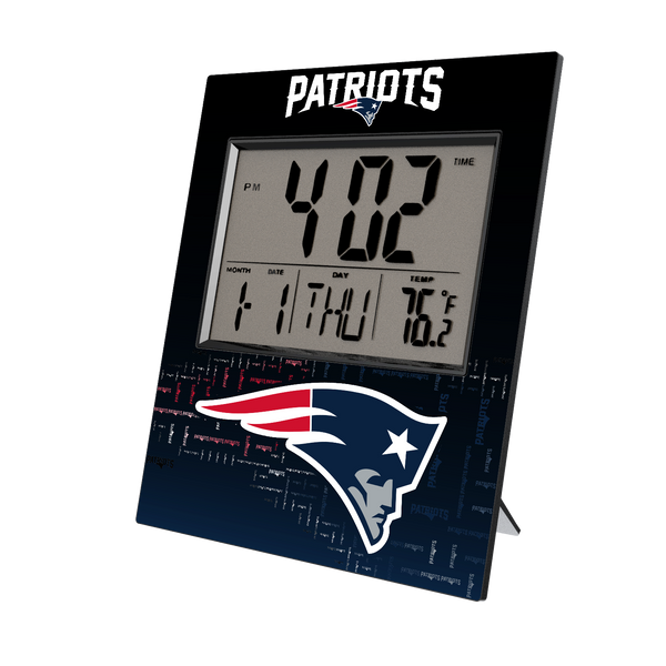 New England Patriots Quadtile Wall Clock