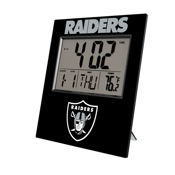 Las Vegas Raiders Quadtile Wall Clock