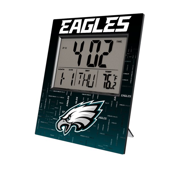 Philadelphia Eagles Quadtile Wall Clock