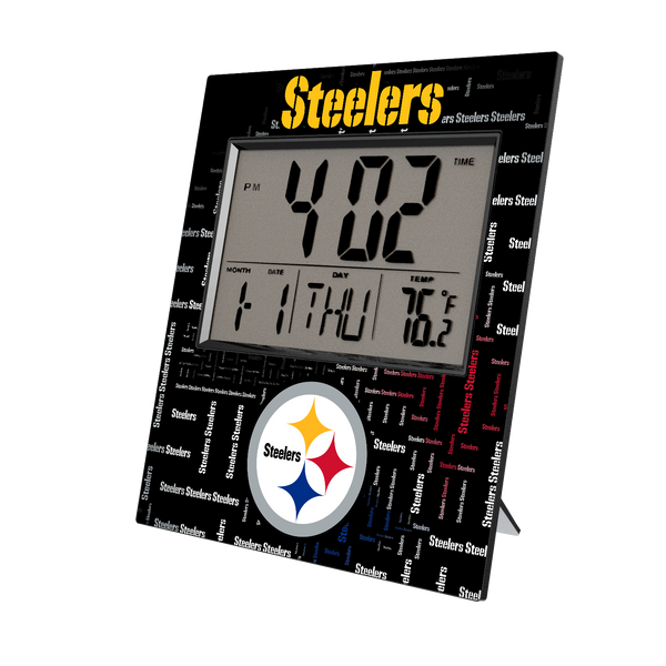 Pittsburgh Steelers Quadtile Wall Clock