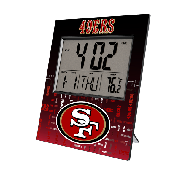 San Francisco 49ers Quadtile Wall Clock
