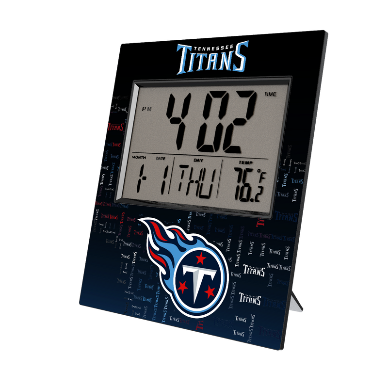 Tennessee Titans Quadtile Wall Clock