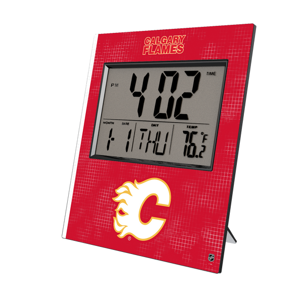 Calgary Flames Hatch Wall Clock