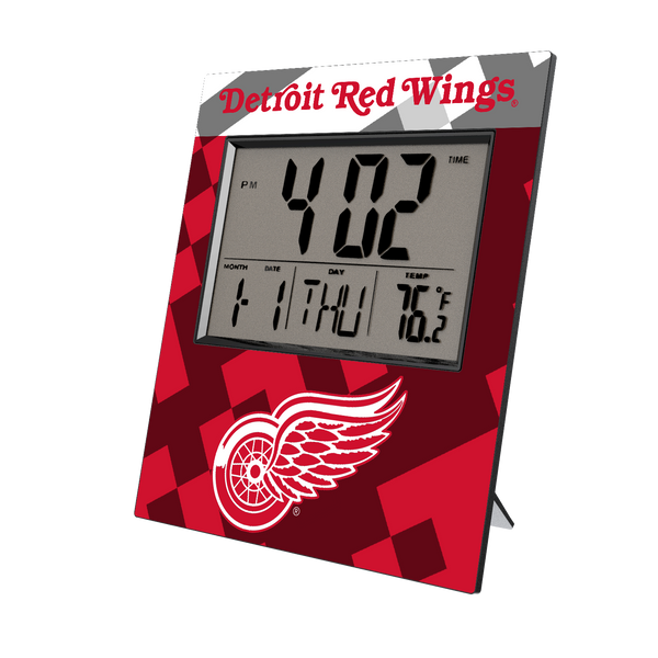 Detroit Red Wings Color Block Wall Clock