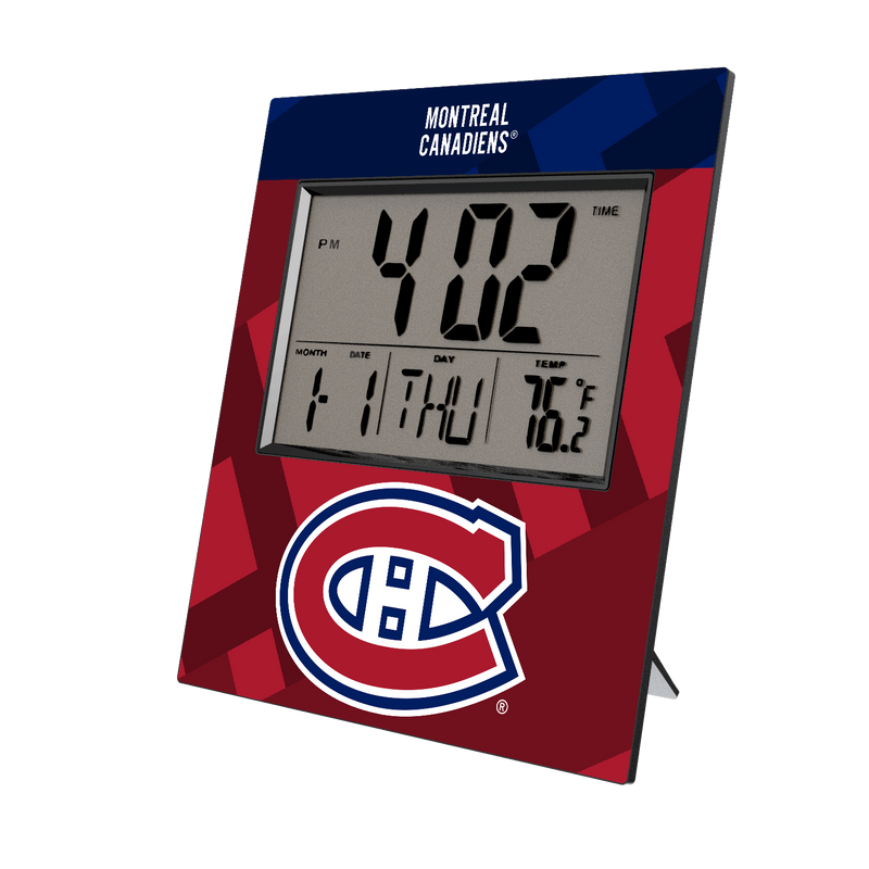 Montreal Canadiens Color Block Wall Clock