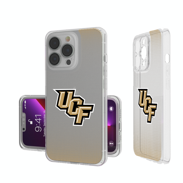 Central Florida Golden Knights Linen iPhone Clear Phone Case