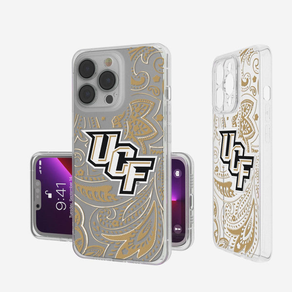 Central Florida Golden Knights Paisley iPhone Clear Case