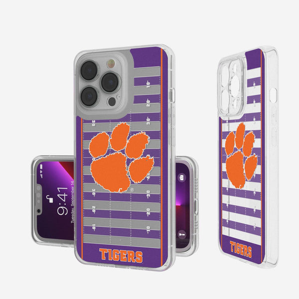 Clemson Tigers Football Field iPhone Clear Case