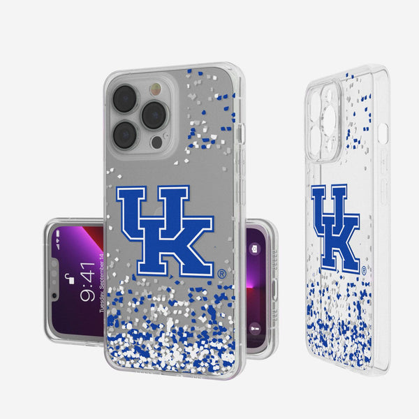 Kentucky Wildcats Confetti iPhone Clear Case