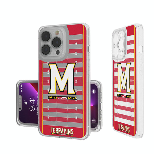Maryland Terrapins Football Field iPhone Clear Case