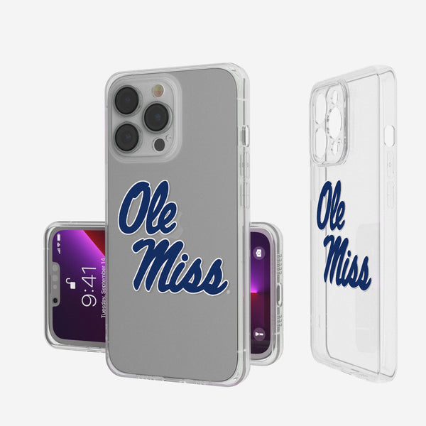 Mississippi Ole Miss Rebels Insignia iPhone 7 / 8 Clear Slim Case