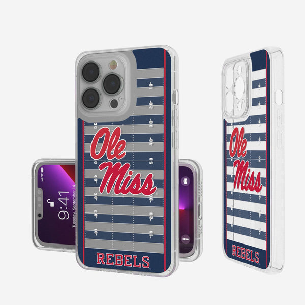 Mississippi Ole Miss Rebels Football Field iPhone Clear Case