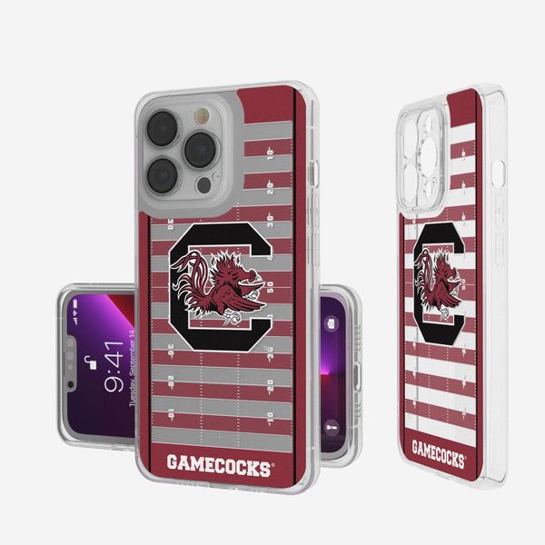 South Carolina Fighting Gamecocks Football Field iPhone Clear Case