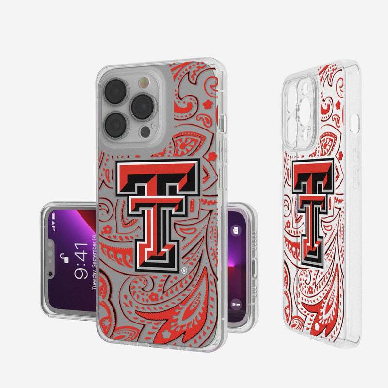 Texas Tech Red Raiders Paisley iPhone Clear Case