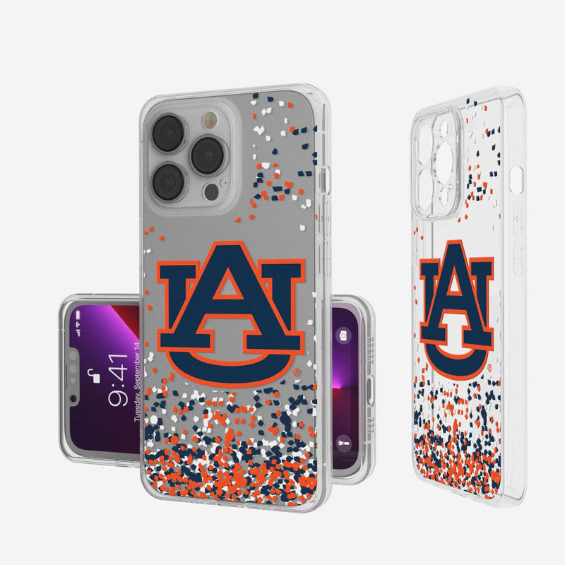 Auburn Tigers Confetti iPhone Clear Case